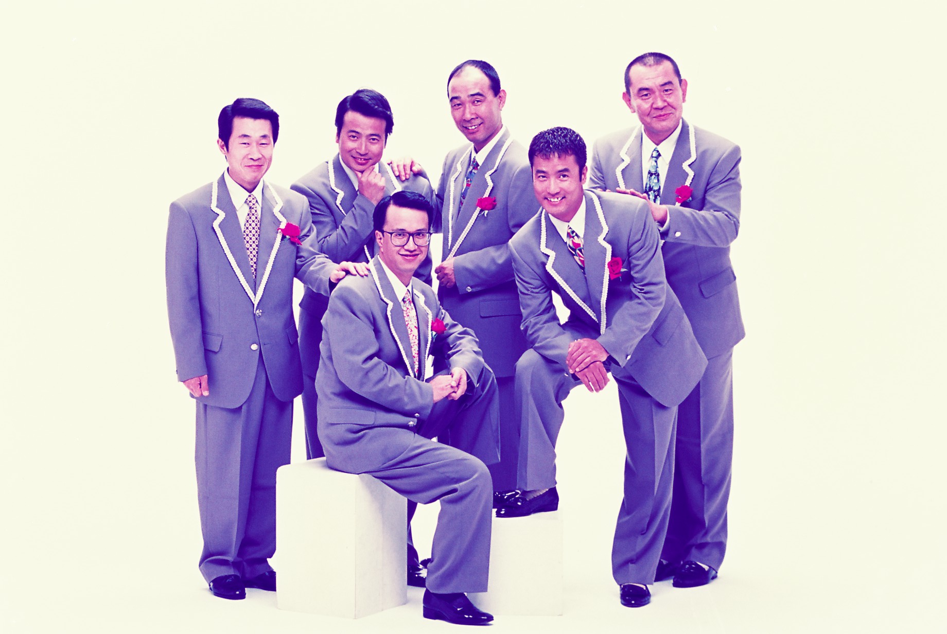 1996年 星屑の町 初演時の出演者集合写真